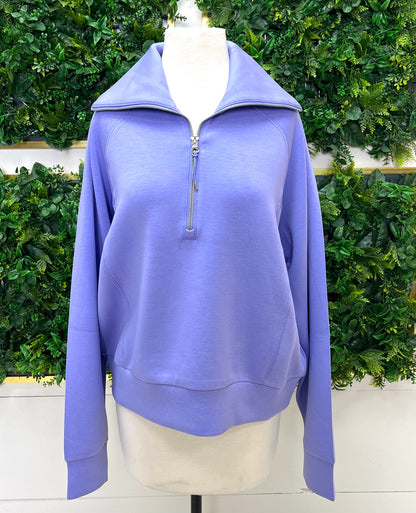 AirEssentials Amethyst Half Zip Top
