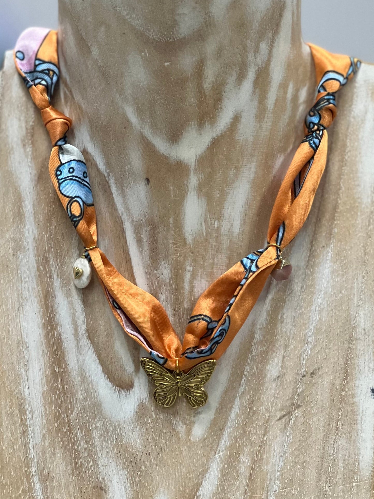 Tied Together 63 Scarf Necklace