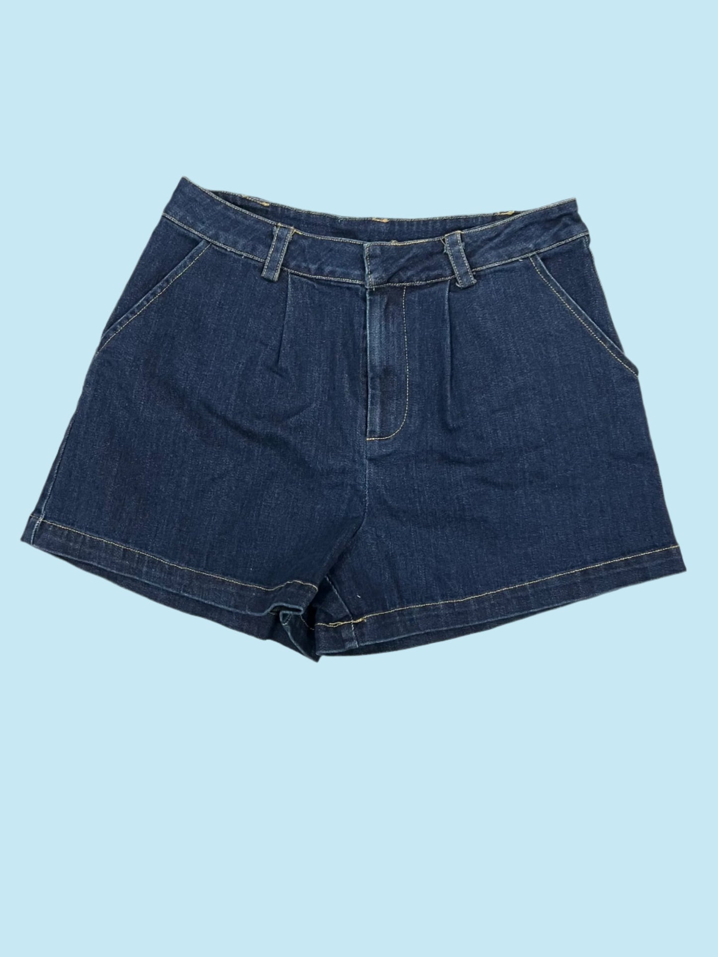 Said It All Indigo Denim Shorts