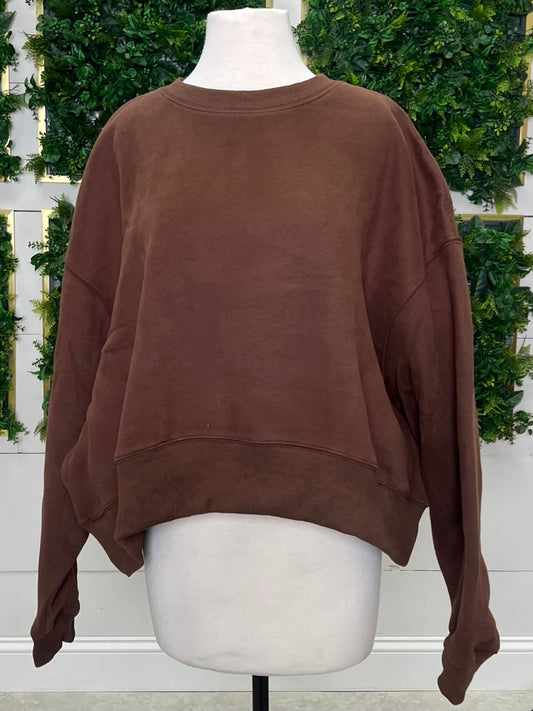 My Day Off Brown Sweatshirt
