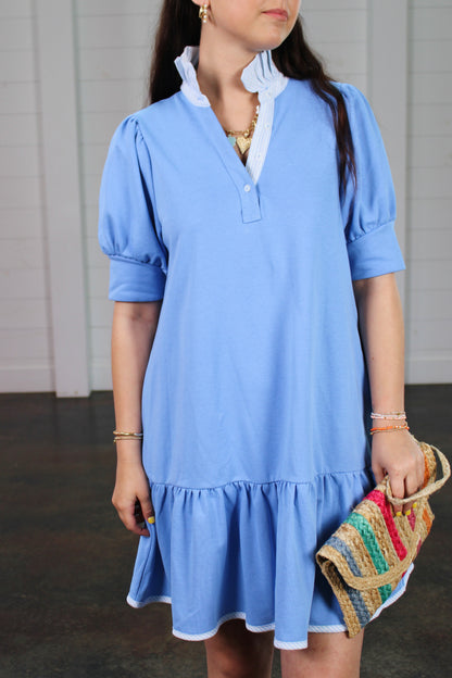 Elevated Easy Periwinkle Dress