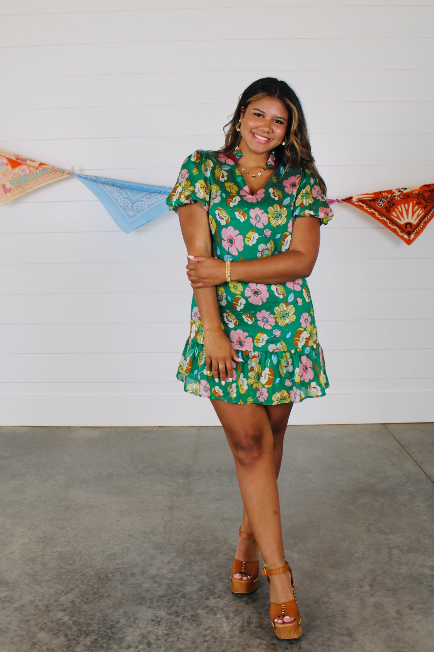 Floral Drift Dress