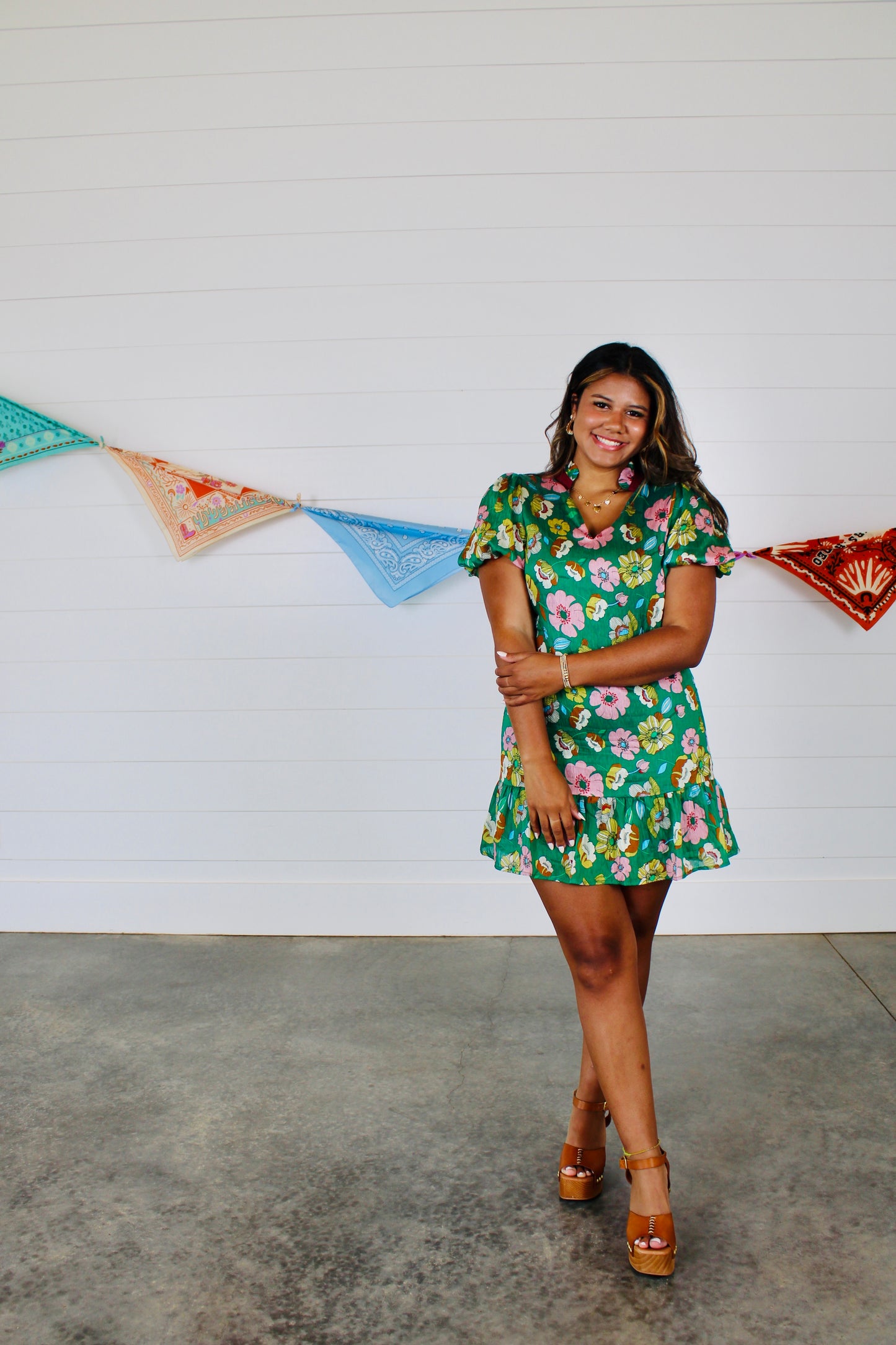 Floral Drift Dress