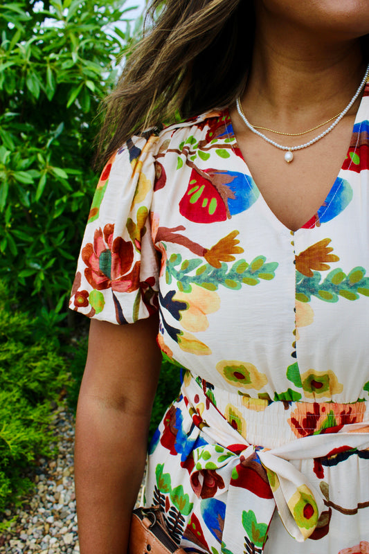 Opaline Double Layer Necklace