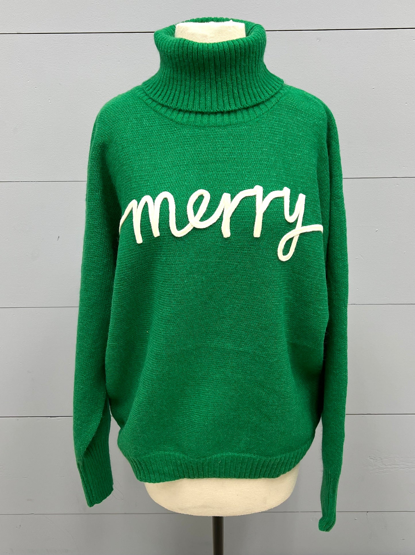 Twinkle Pine Green Sweater