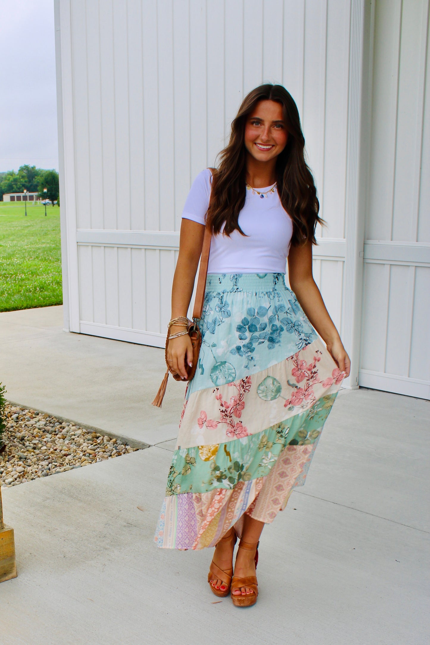 Springtime Splendor Maxi Skirt