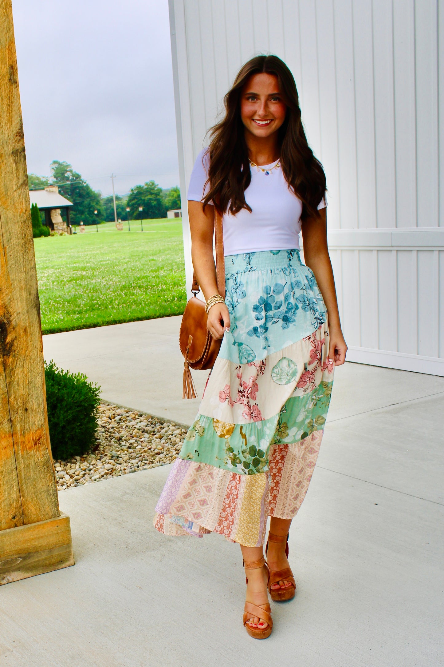 Springtime Splendor Maxi Skirt