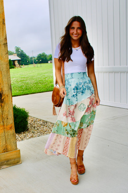 Springtime Splendor Maxi Skirt