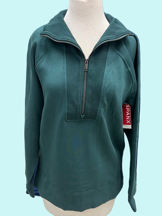 AirEssentials Brushed Half Zip Meridian Tunic Top