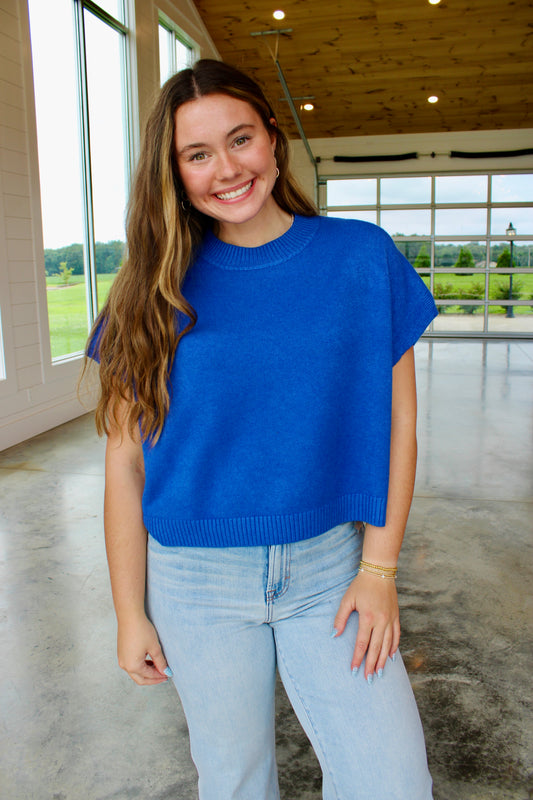 Simply Done Blue Top
