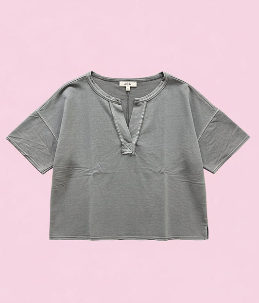 Easy Charm Grey Top