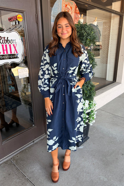 The Good Life Navy Dress
