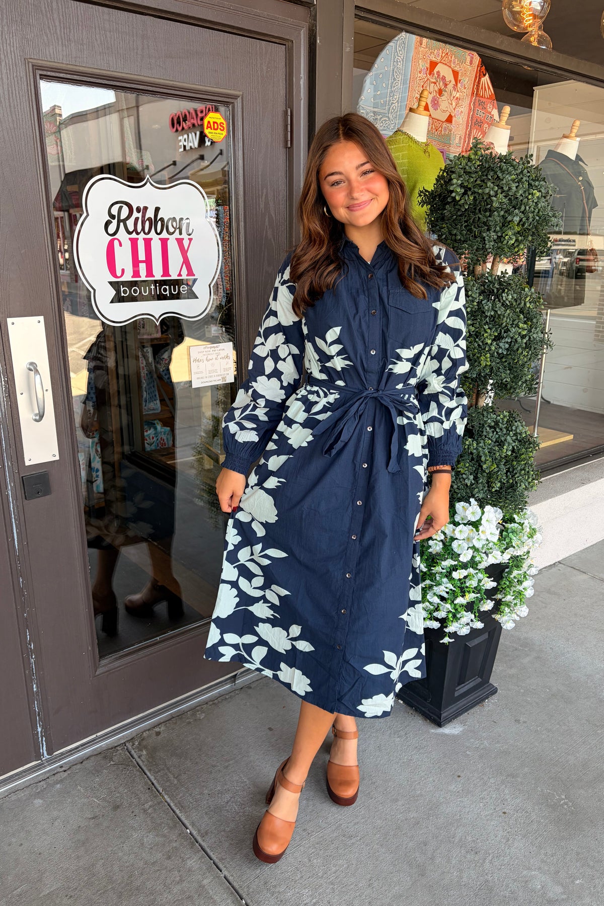 The Good Life Navy Dress