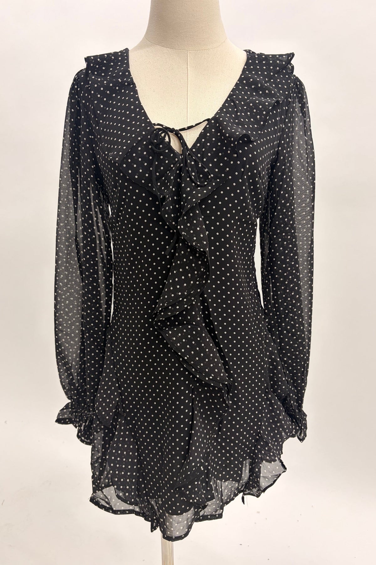 The Ruffle Dot Dress