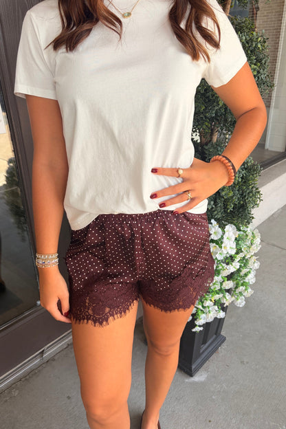 The Dotty Brown Shorts