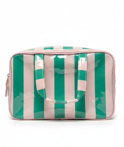 Getaway Glam Pink/Green Cosmetic Bag