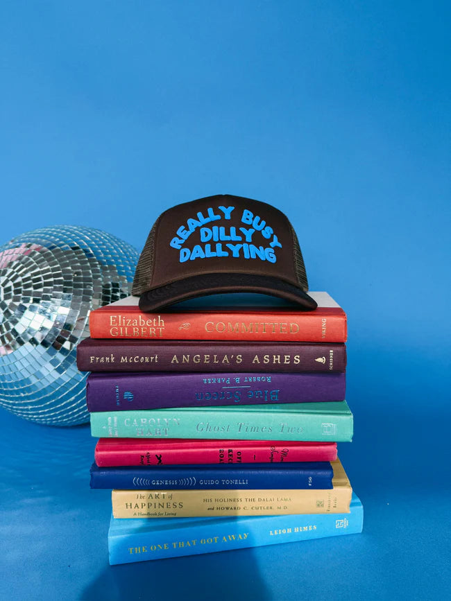 Dilly Dallying Brown Trucker Cap