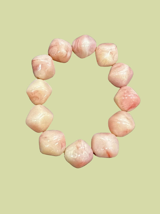 Rainbow Drip Peach Bracelet