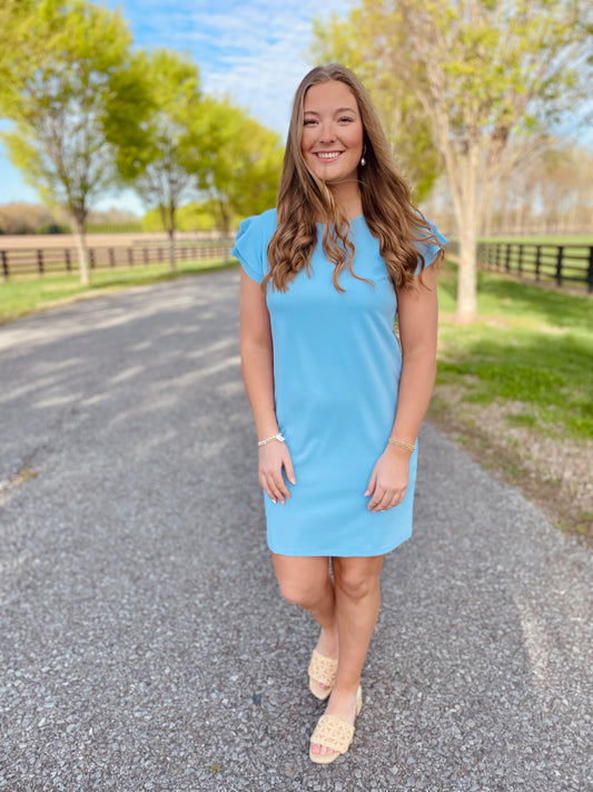 Clean Slate Light Blue Dress