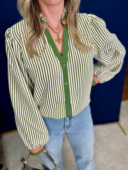 Don’t Doubt Me Olive Top