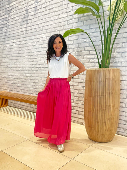 Which Chapter Magenta Skirt