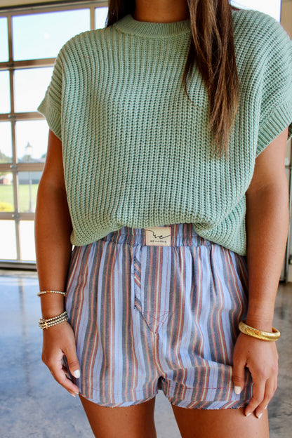 Looking Comfy Sage Green Sweater Top