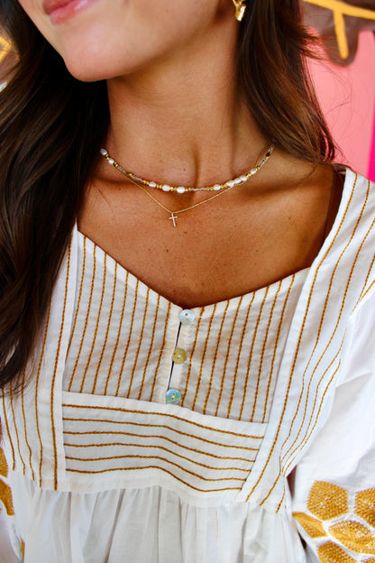 Louie Pearl Necklace