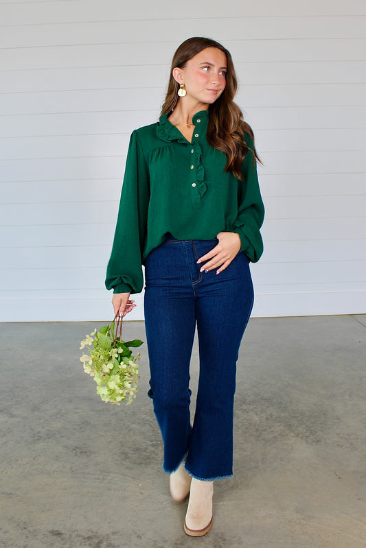 Eternal Style Hunter Green Top