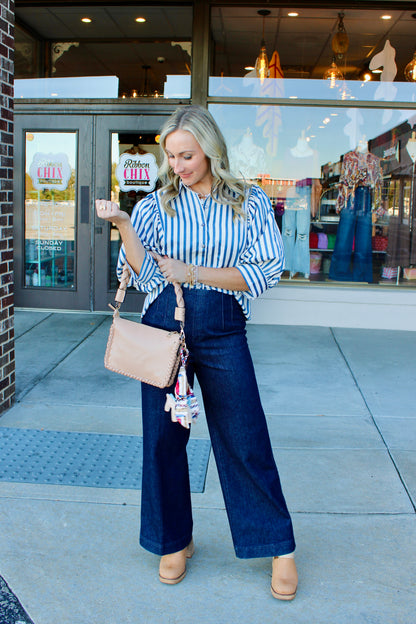 Spanxshape™ Everywear Zero Waistband Cropped Wide Leg Jeans