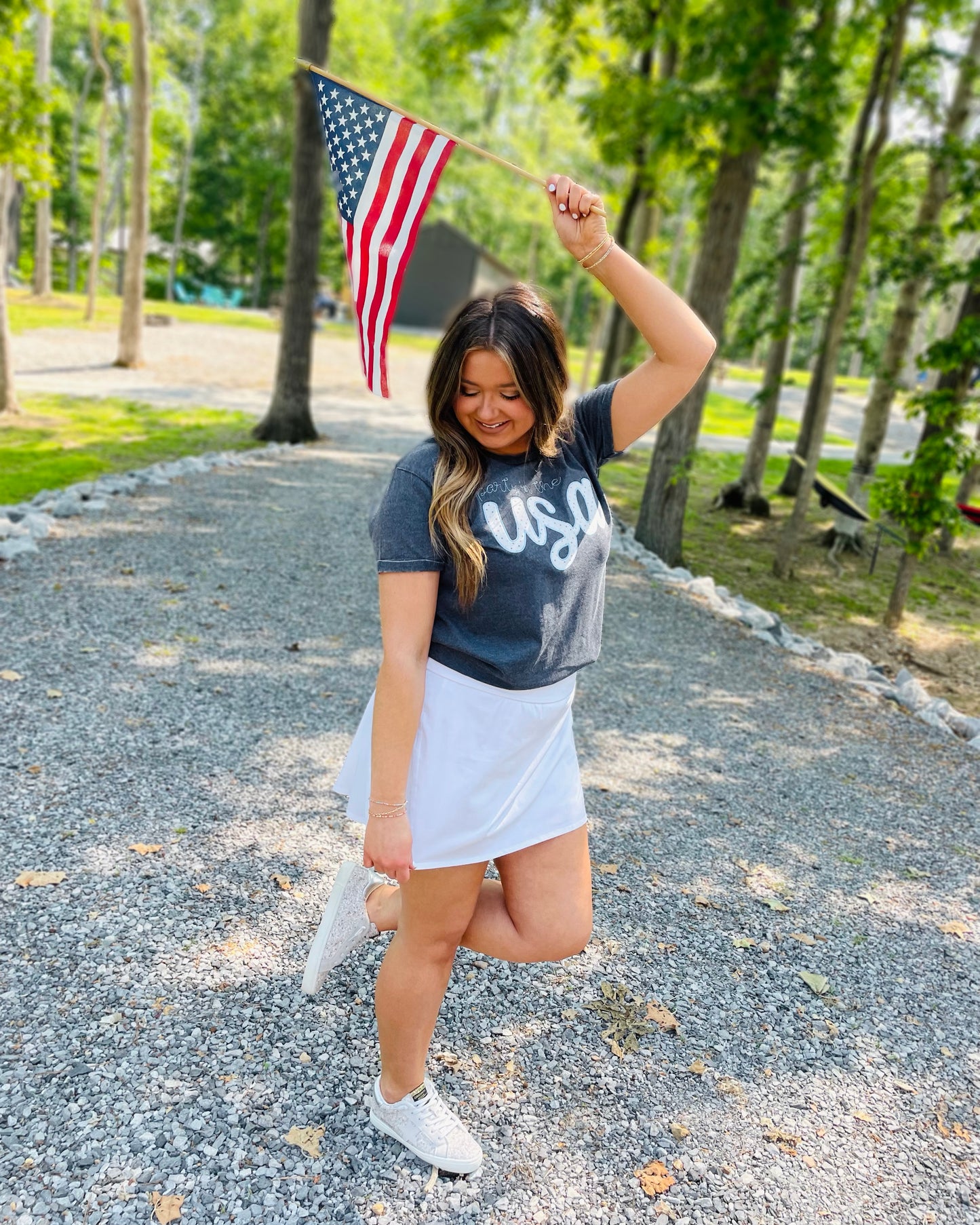Party in the USA Navy Tee