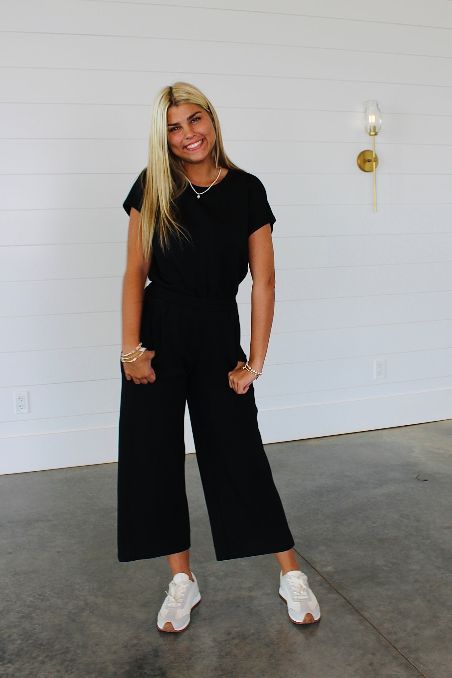 AirEssentials Cinched Very Black Jumpsuit
