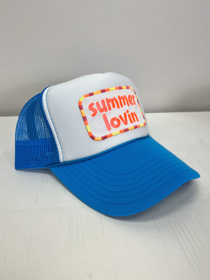 Summer Lovin Electric Blue Cap