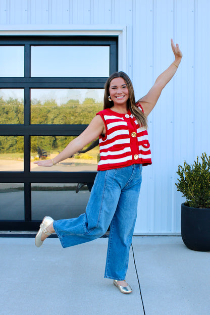 Call Of The Styled Red Top