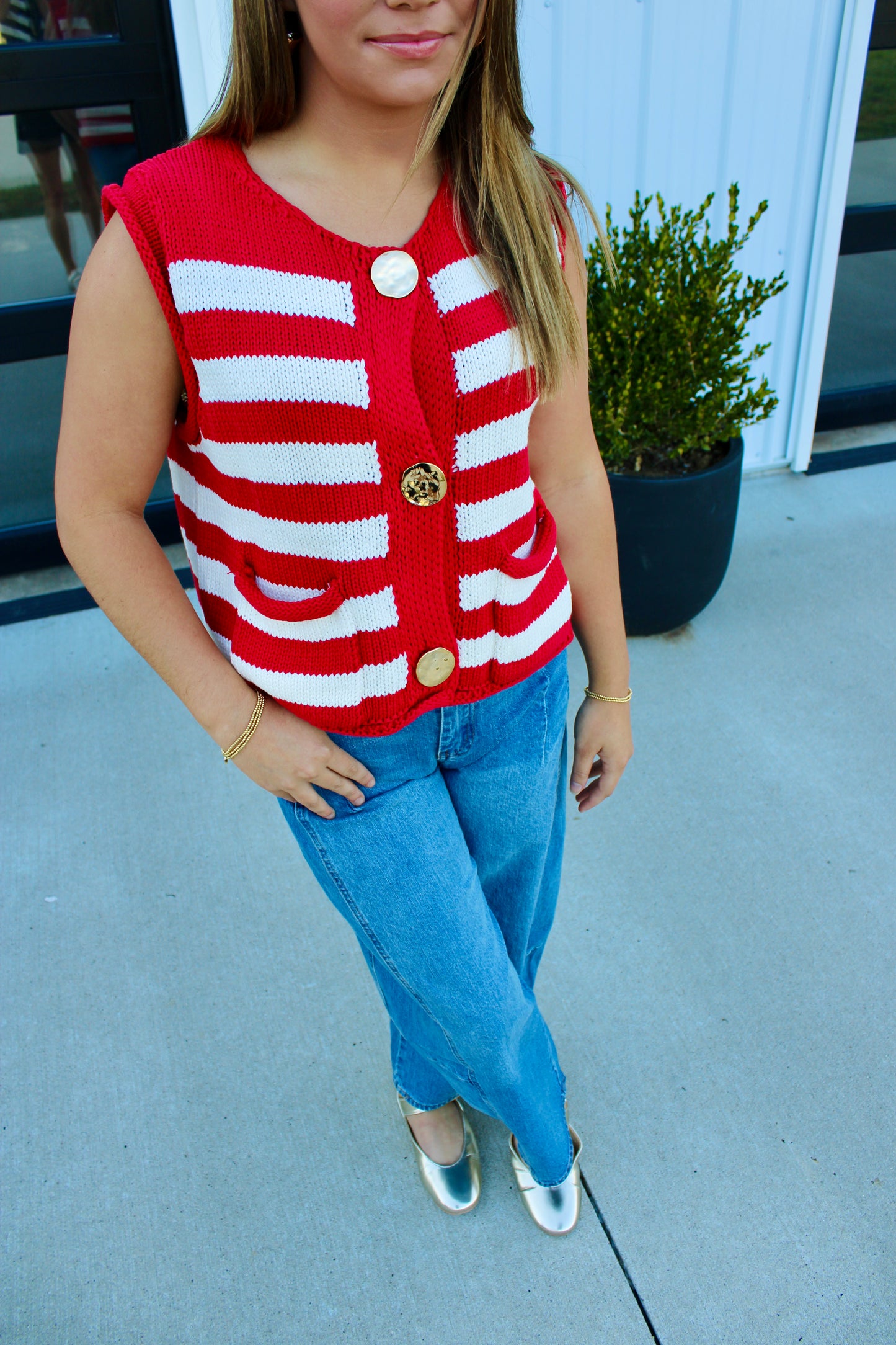 Call Of The Styled Red Top