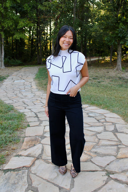 Tetra Ortho White/Black Top