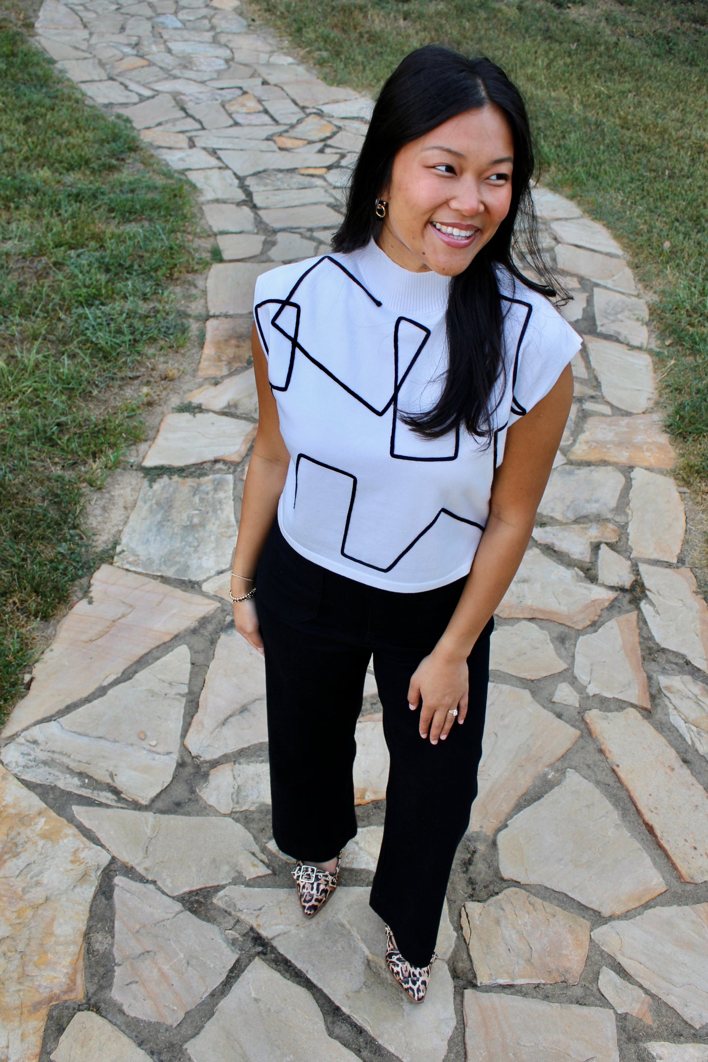 Tetra Ortho White/Black Top
