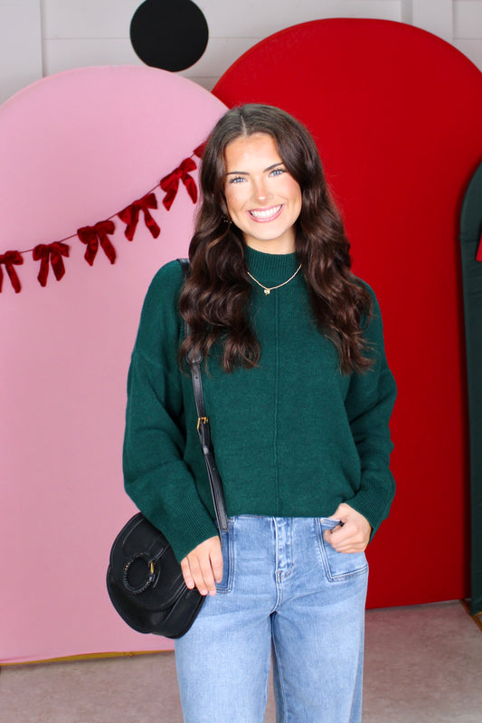 Nothing Else Green Sweater