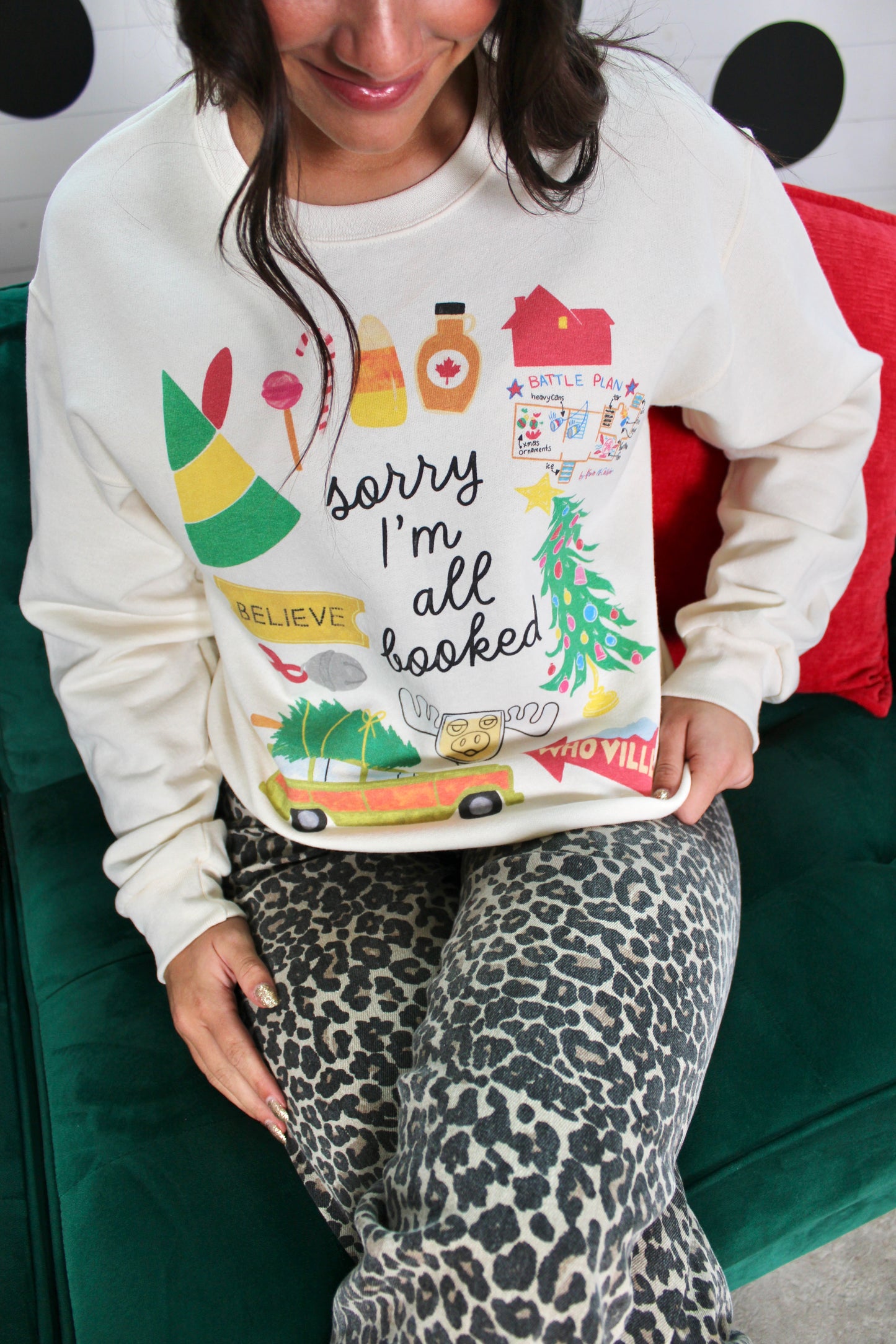 Sorry I'm All Booked Sweatshirt
