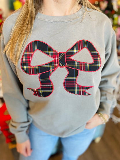 Classic Bow Gray Sweatshirt