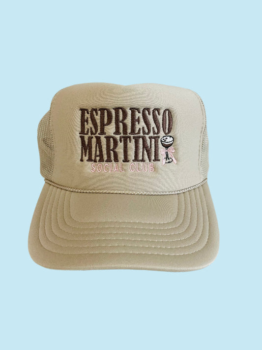 Espresso Martini Tan Foam Cap