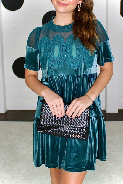 Made For The Moment Teal Dress