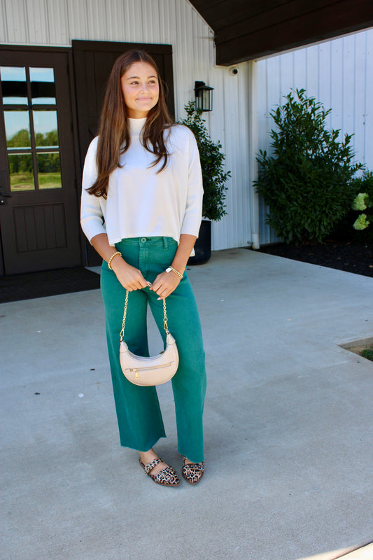 Aja Ortho White Sweater