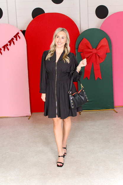 Meet Me Again Black Dress