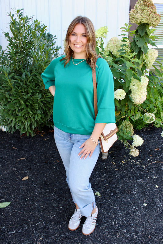 Classic Simplicity Teal Lagoon Top