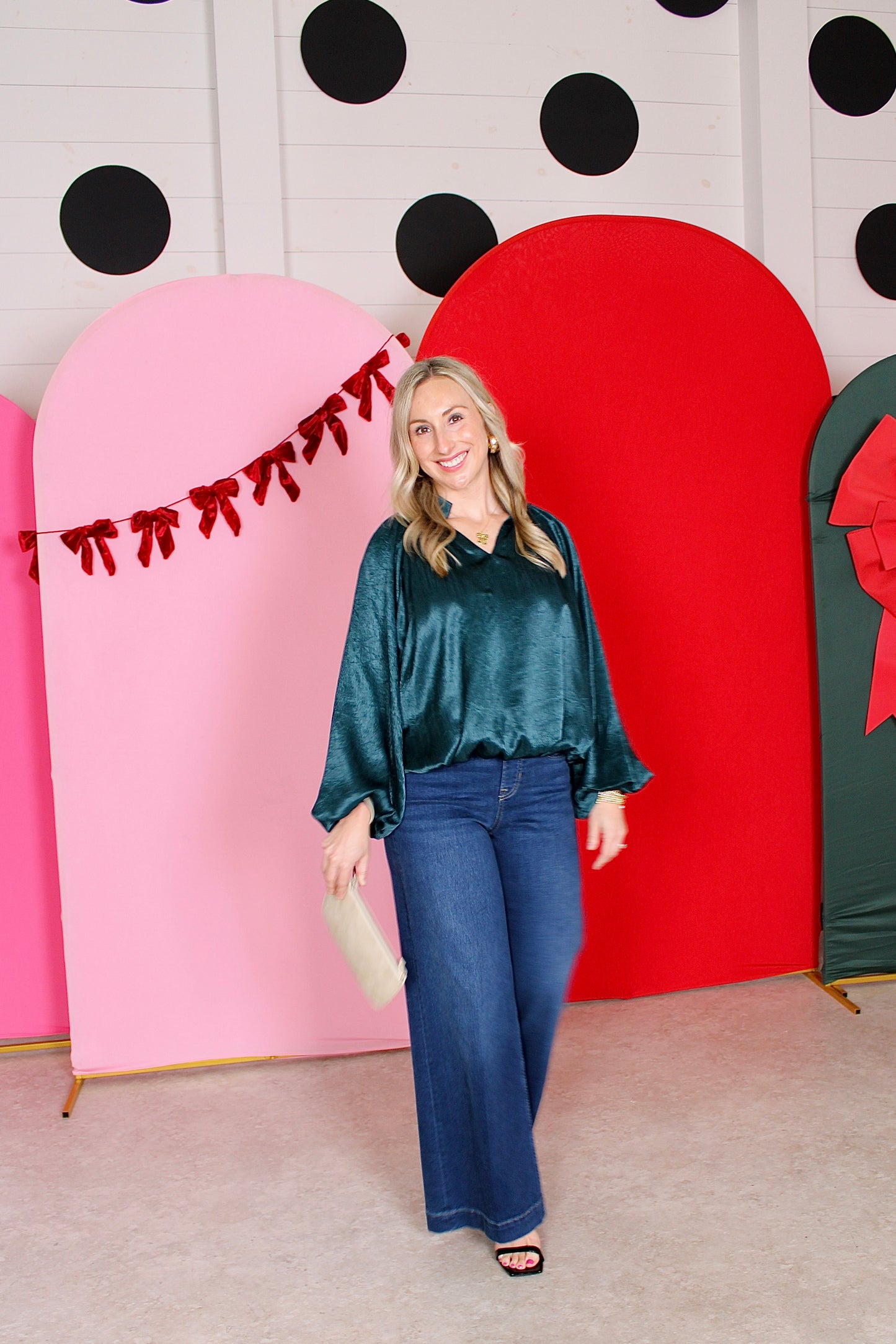 in Case You Forgot Hunter Green Top