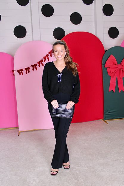 Ghaida Black Cardigan