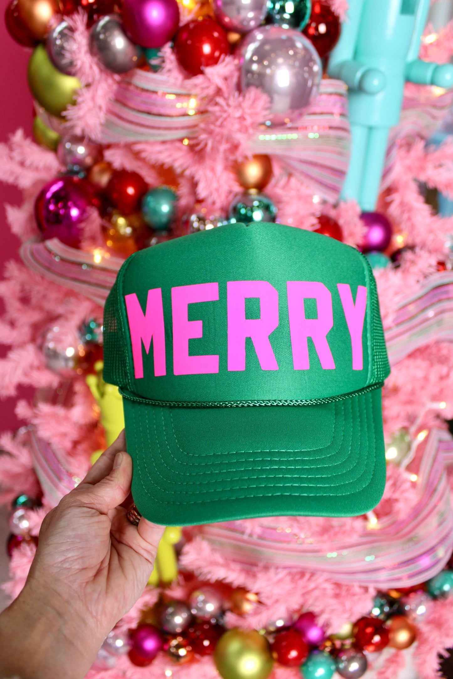 Merry Moments Green Cap
