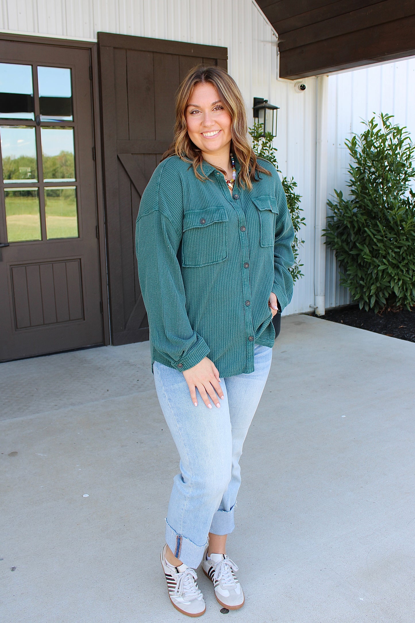 For the Story Green Top