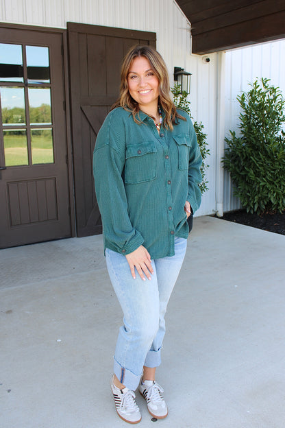 For the Story Green Top