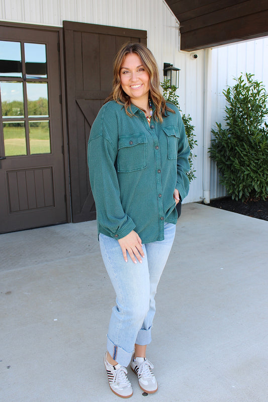 For the Story Green Top